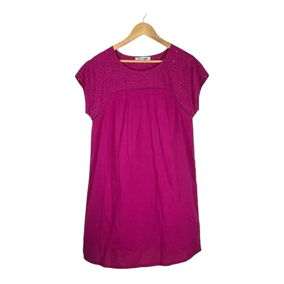 Tommy Bahama‎ Fiesta Lights Fuchsia Pink Sundress Eyelet Women Size Small - Picture 1 of 6
